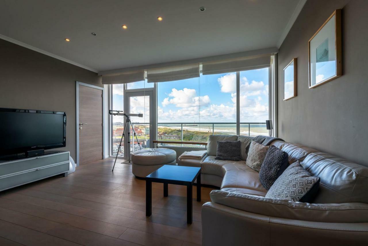 Panoramic & Modern Apartment With Sea View Bredene Luaran gambar