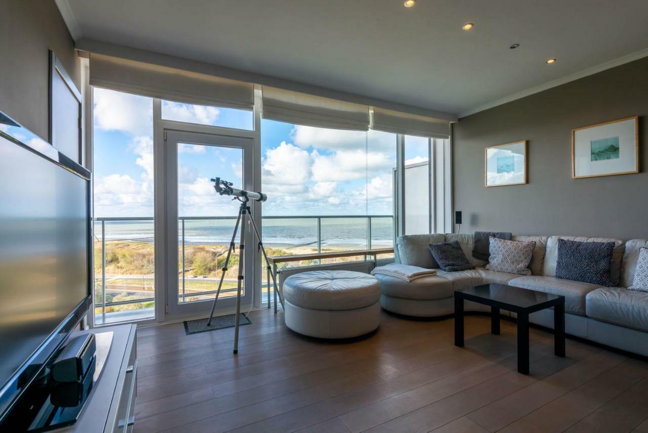 Panoramic & Modern Apartment With Sea View Bredene Luaran gambar